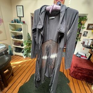 Sarah Pacini Elegant Sheer Cardigan